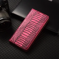 Premium Genuine Leather Flip Phone Cover Case - Samsung A57 (Rose)