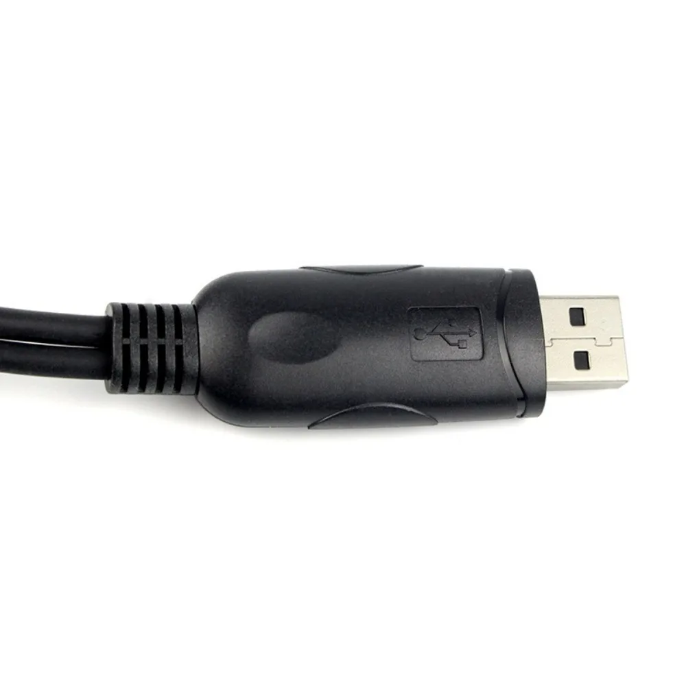 2 in 1 USB Programming Program Cable For Motorola Radios GR300 CM200 GP328 GP360 Two Way Radio