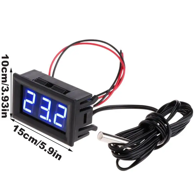 Aquarium Temperature Meter Fish Tank Water Terrarium Temperature Meter Reptile Gauge Digital Gauge Fish