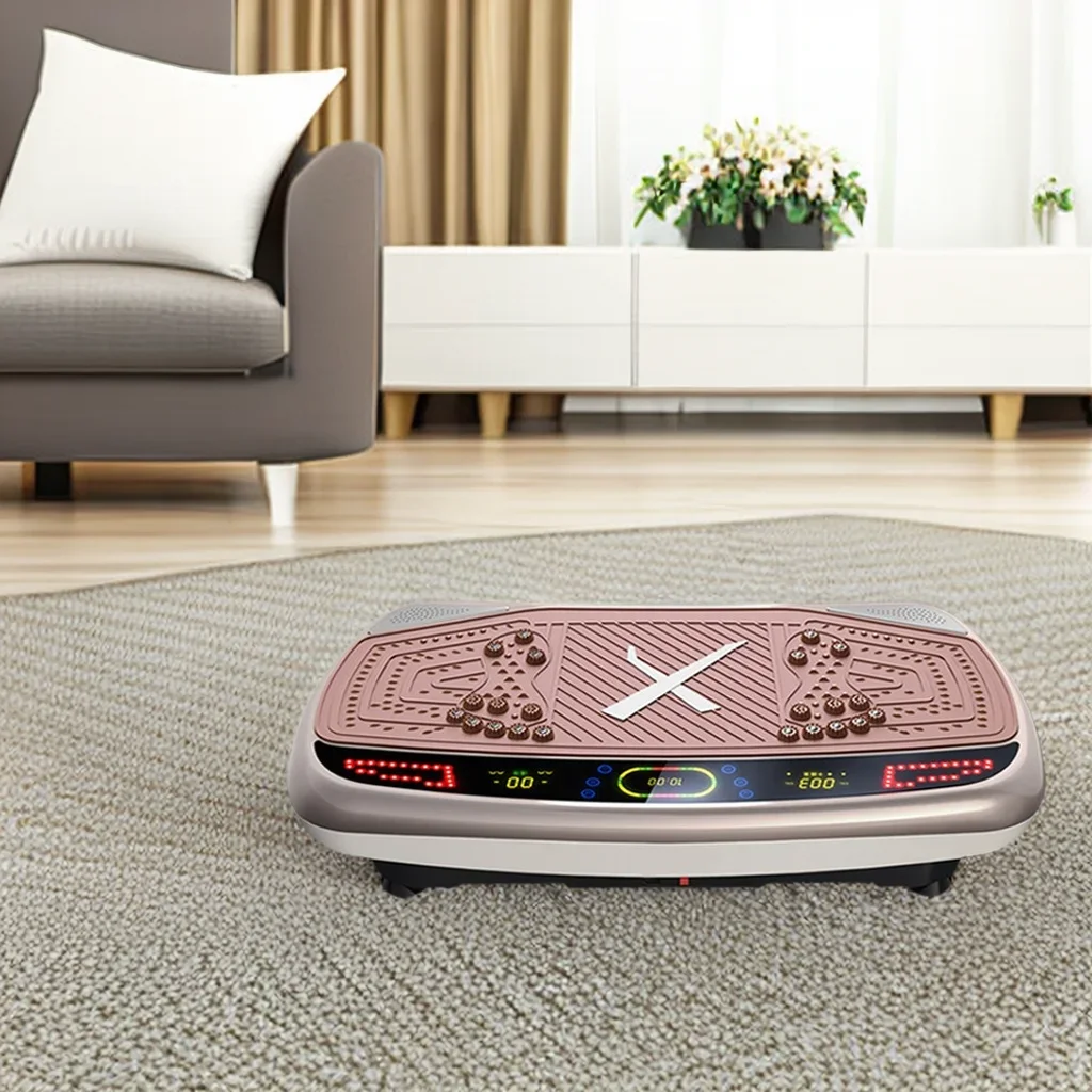 Slim Vibration Platform Plate Home Use Vertical Fitness Equipment Whole Body Exercise Vibration Plate 5