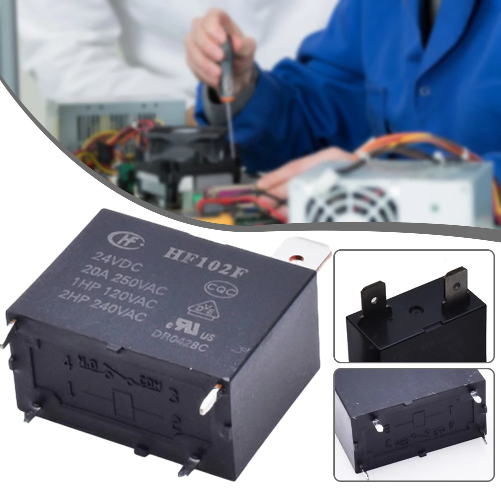 

5V/12V/24V Relays Switch With 4-Pin Wide Compatible Automotive Relays For Boats Fan Cars SUV