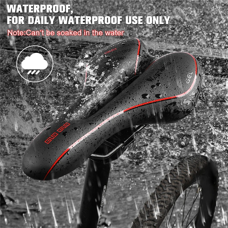 WEST BIKING Bicycle Saddle MTB Mountain Road Bike Seat Hollow Comfortable Cycling Cushion Exercise Bike Saddle for Men Women