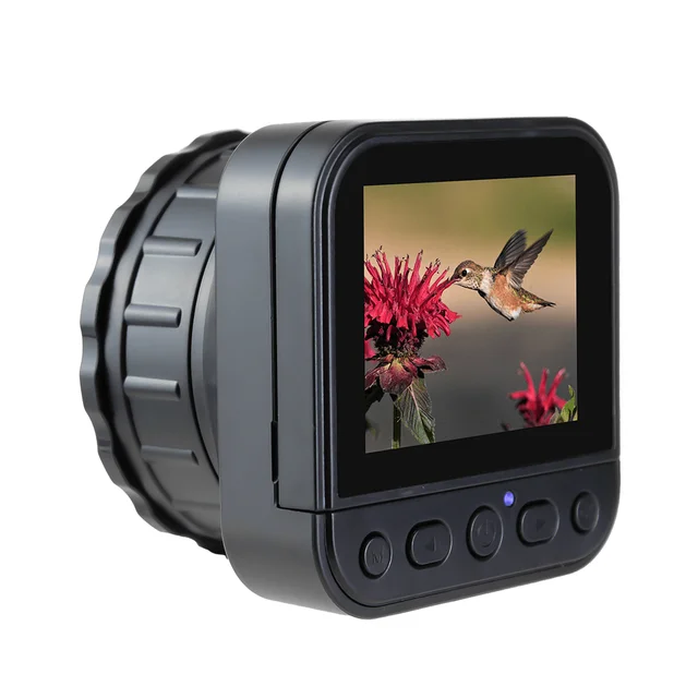 Caméra oculaire 64MP 4K HD pour l'observation des oiseaux, télescope astronomique avec caméra vidéo et application WIFI 1