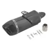 Universal Motorcycle Exhaust Pipe Escape Muffler Without DB Killer Double Out For Dirt Street Bike ATV 38MM-51MM With Guard
