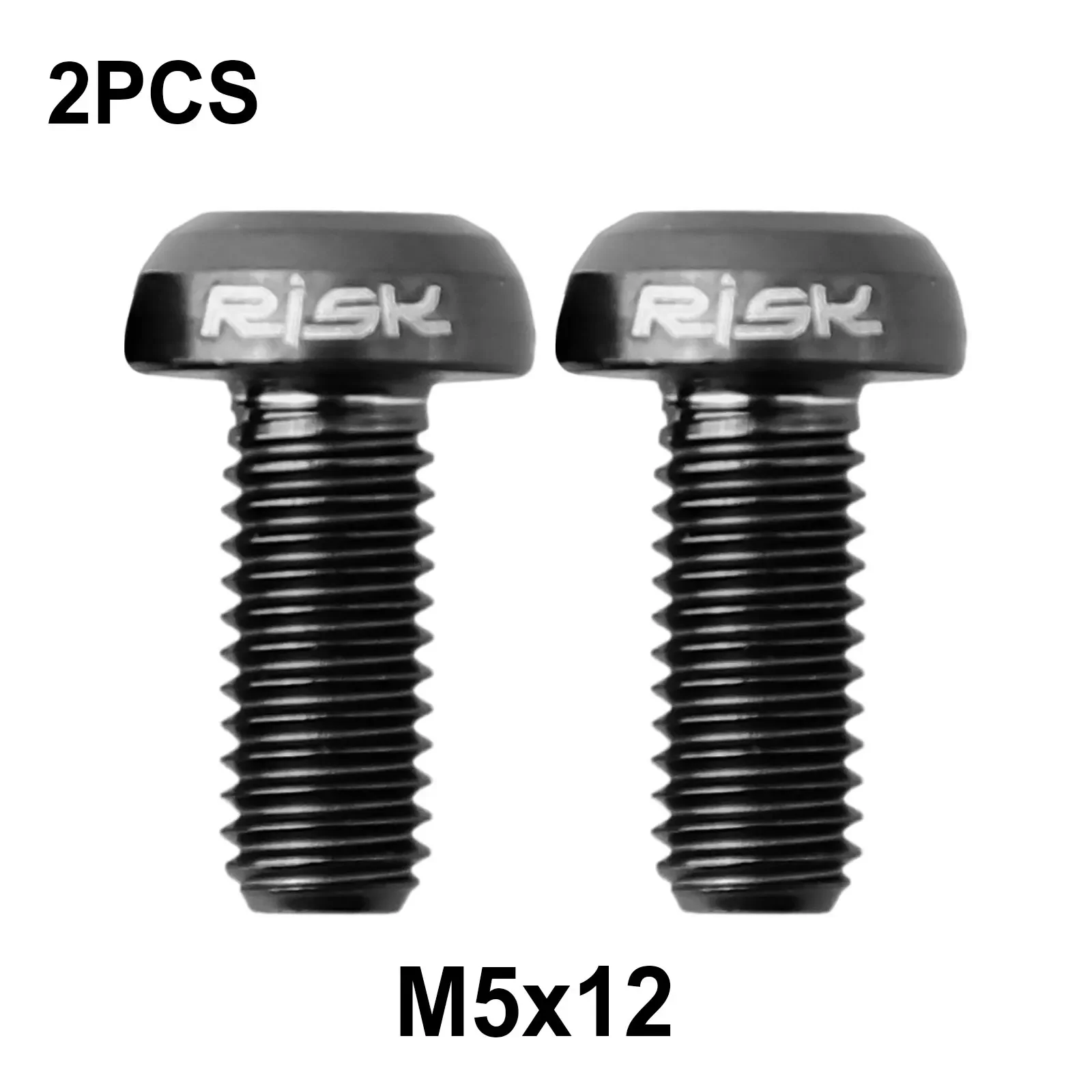 RISK M5x12mm Titanium Alloy Bike Bottle /Holder Screw Bicycle Water Bottle Cage Bolts Black/titanium/colorful/gold Bicycle Tools