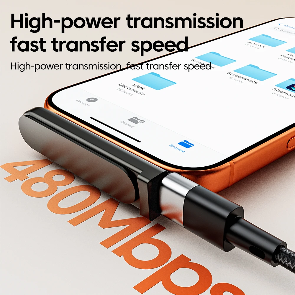 2 in 1 접이식 휴대폰 거치대 USB 타입 C to 타입 C 어댑터 240W 고속 충전 데이터 90도 커넥터 USB C to C 360도 회전 °   회전 가능