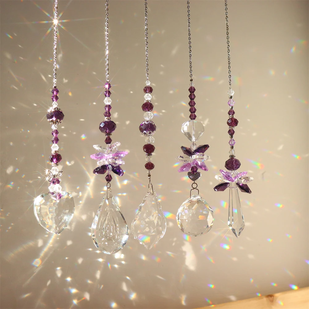 Crystal Pendant Window Curtains Lightcatchers Pendants Light Catching Drop Ornament Home Garden Balcony Decoration crystal pendant