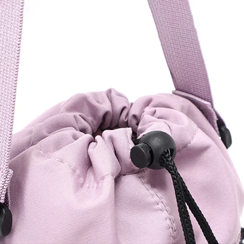 Custodia protettiva per bottiglia da esterno Borsa portaoggetti per telefono cellulare Borsa a tracolla piccola Borsa da tasca da viaggio per accessori per bottiglie di tazze d'acqua - immagine 4
