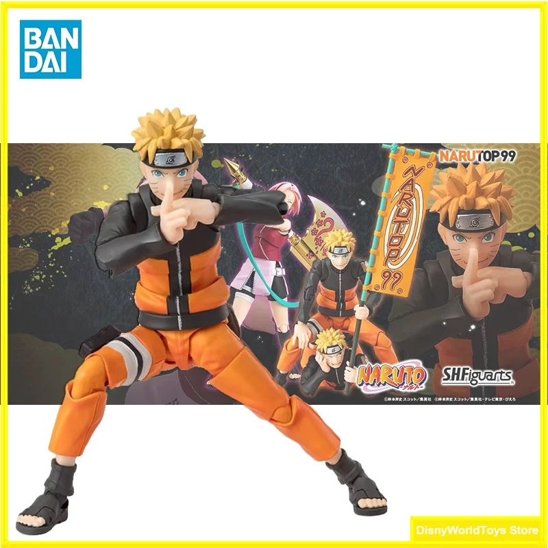 

100% Original Bandai S.H.Figuarts SHF Uzumaki Naruto NARUTOP99 Edition NARUTO In Stock Anime Action Collection Figures Model