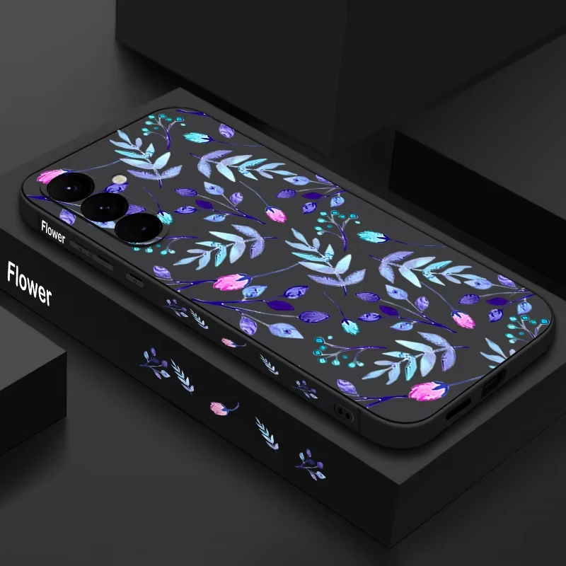 Vibrant Leaf Design Soft Phone Case