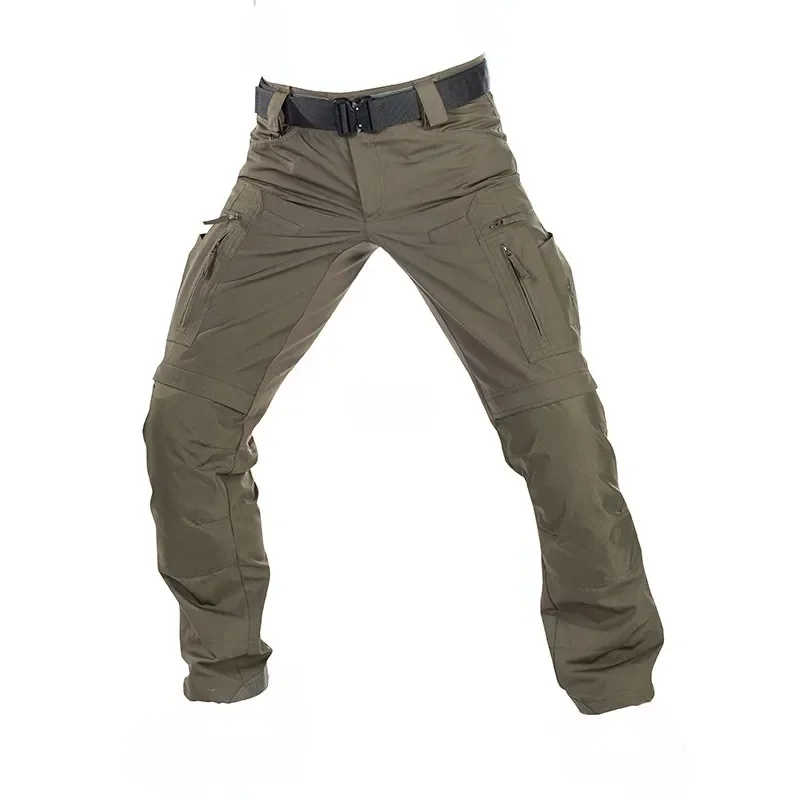 P40 spodnie taktyczne męskie wiosenne jesienne z wieloma kieszeniami noszą odporne spodnie Cargo luźne spodnie na co dzień wędrówki męskie