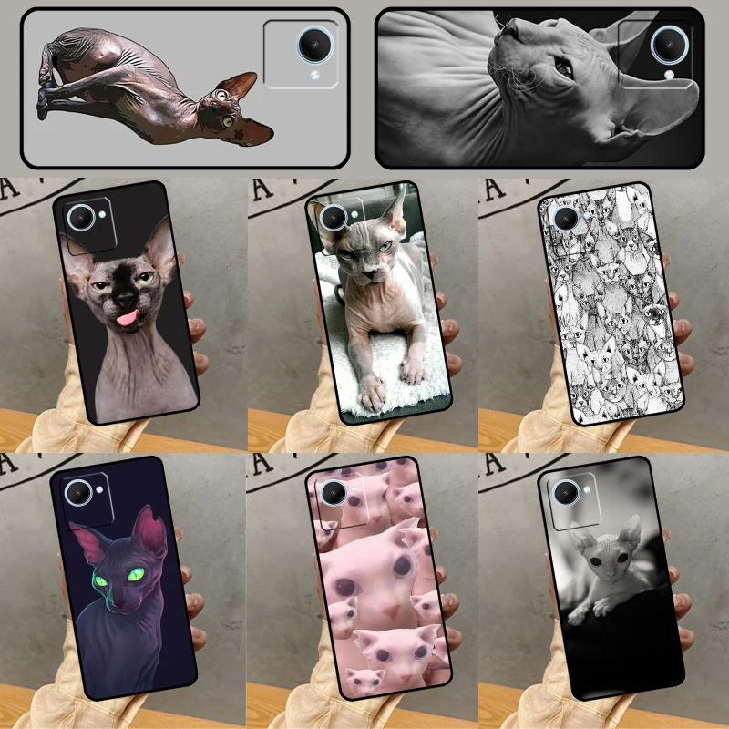 Sphynx Cat Design Protective Phone Case