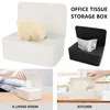 Hot Dustproof Wet Tissue Box with Lid Baby Nappy Wet Tissue Storage Holder Dispenser for Home Car Office Paper Tissue Organizer 4