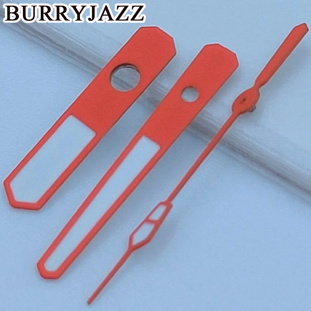 Burry jazz nh35 nh36 nh38 7 s26 7 s36 4 r35 4 r36 Uhrzeiger blau grün rot orange Zeiger grün leuchtend – Detail 6