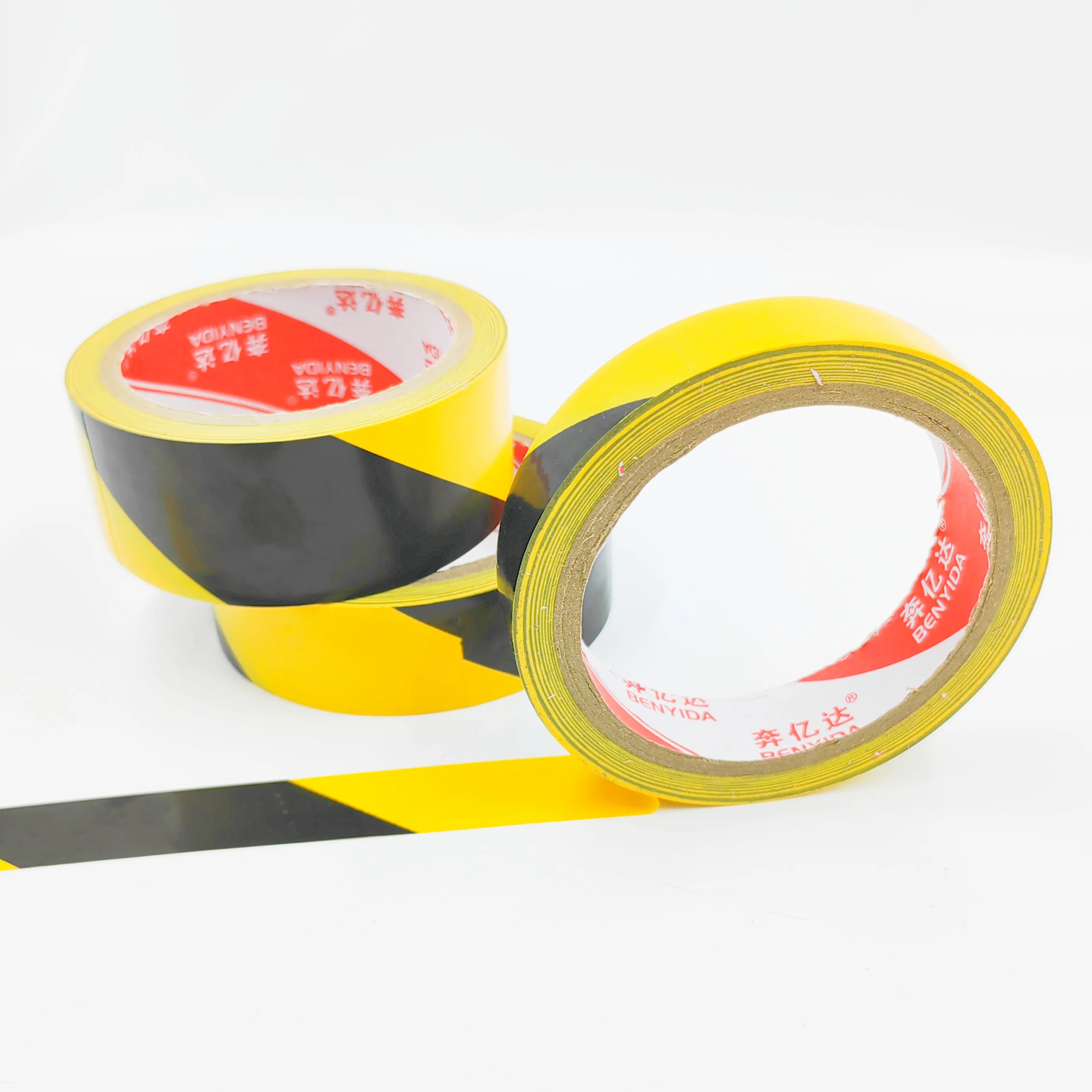 Anti slip tape,adhesive tape Black And Yellow Floor Tape Black Yellow Warning Tape 17 Meters Wear-Resistant Identification