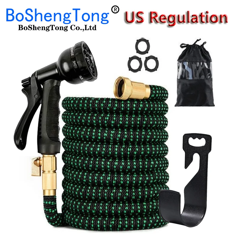 

BoShengTong 2023 hot Garden Hose Water Pipe Expandable Watering Hose High Pressure Car Wash Expandable Garden Magic Hose Pipe