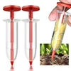 Manual Seed Sower - Adjustable Depth Hand Planter for Vegetables/Flowers, Lightweight Garden Tool with Seed Spacing Control Seed