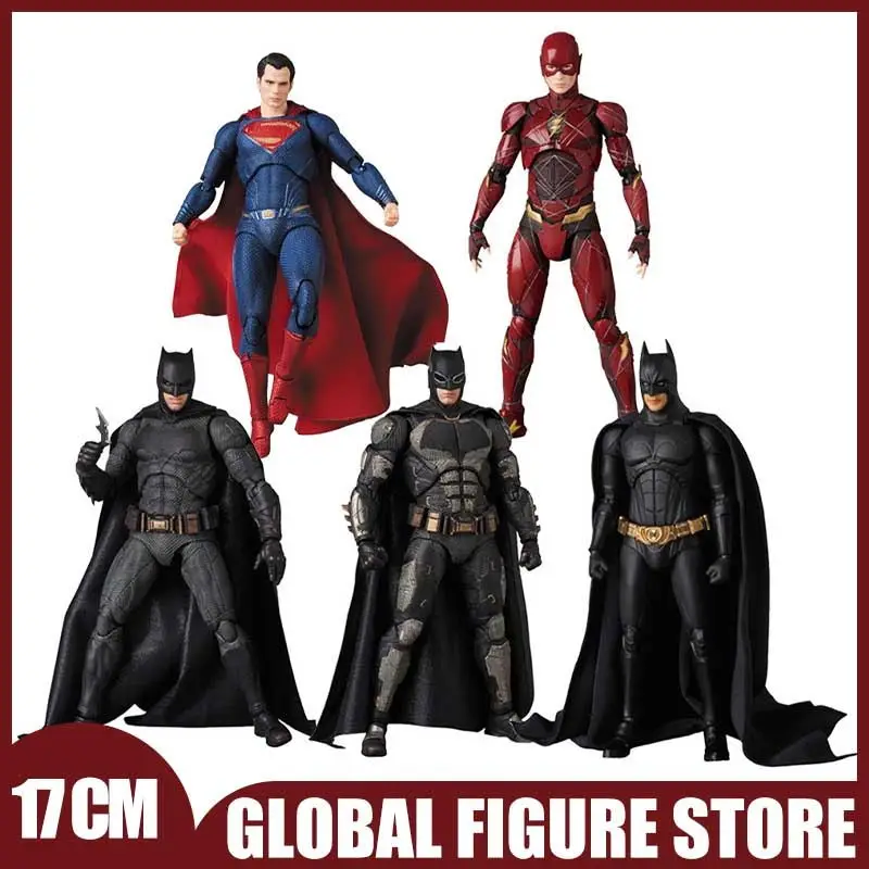 

Фигурка MAFEX из Лиги справедливости, темный Бэтмен 049, Бэтмен 058, аниме фигурки со вспышкой Супермена, модель, статуэтка, кукла, коллекционные игрушки, подарок