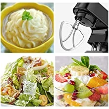Description Picture 3 of itemMixer, 9.5 Qt , 6-Speed Tilt-Head Food Dough Mixer, Electric Kitchen Mixer with Dough Hook, Flat Beater & Wire Whisk,