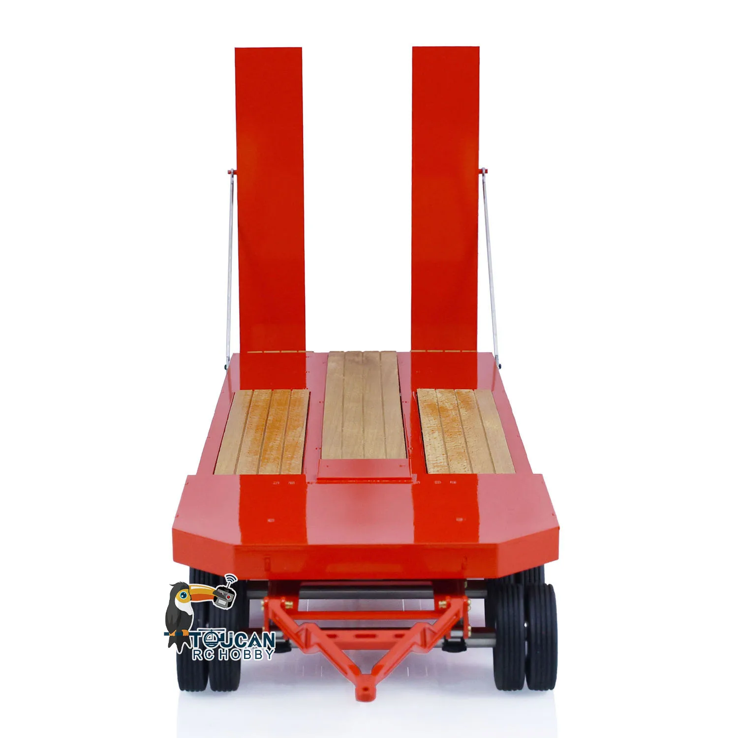 LESU Accessories Metal Flatbed Trailer Finished Spare for Toys 1/14 RC Hydraulic Dumper Truck Tipper Car Parts THZH1774 4