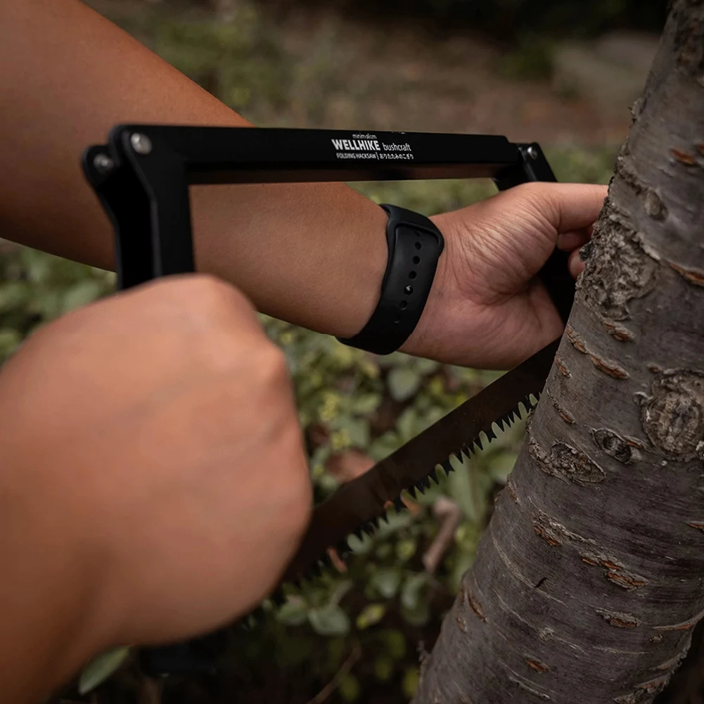 Folding Saw with Storage Bag Cutting Tree Hand Saw Aluminum Alloy Multifunctional Handsaw Outdoor Hiking Survival Tools 3