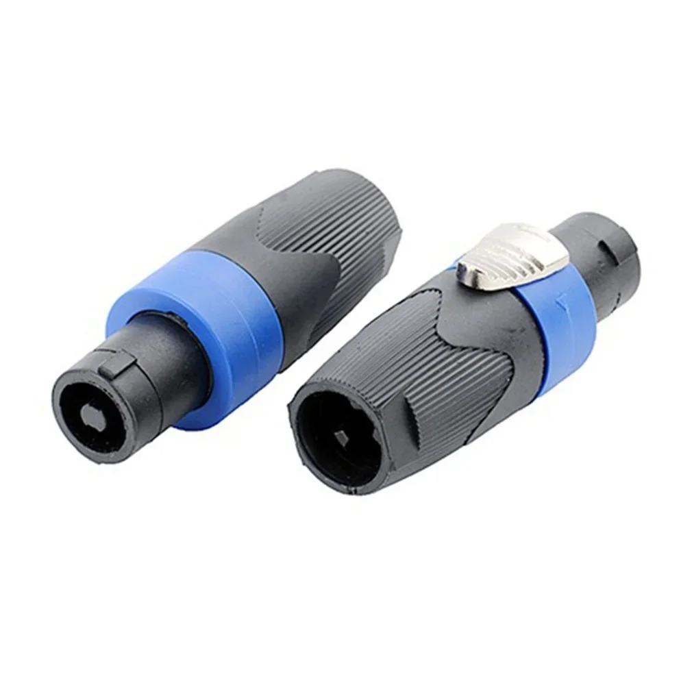 

Hot 4 Pole Speaker Plug Twist Lock Cable Connector for NEUTRIK Type NL4FC Speakon 4 Pole Plug Male Audio SPK Connectors