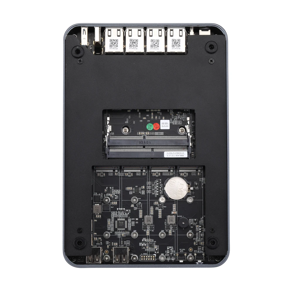 Qotom Mini PC Q31100G4-S17 Celeron Core i3 i5 i7 with 4 I226V 2.5G LAN AES-NI Fan Computer 4