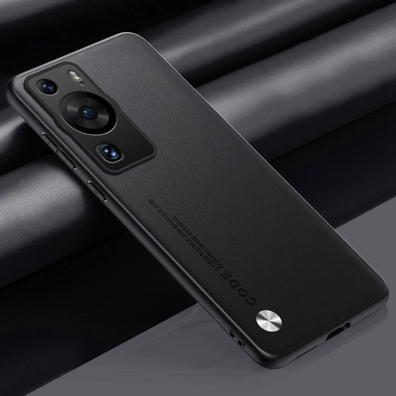 Luxury PU Leather Shockproof Phone Case - Full Protection Back Cover