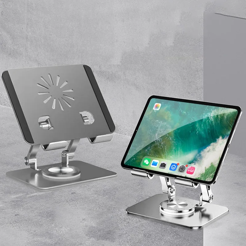 Kimdoole Metal Tablet Stand Titular Portátil Flexível Suporte Dobrável para Ipad Air Pro 12 Pad Xiaomi Samsung Kindle Acessórios - Imagem 3