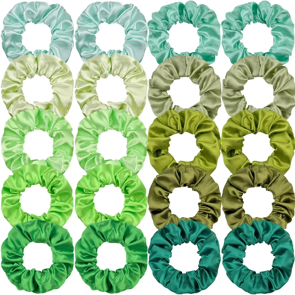 DesignB London - Elastico Per Capelli Grande Lilla In Raso - Foto 8