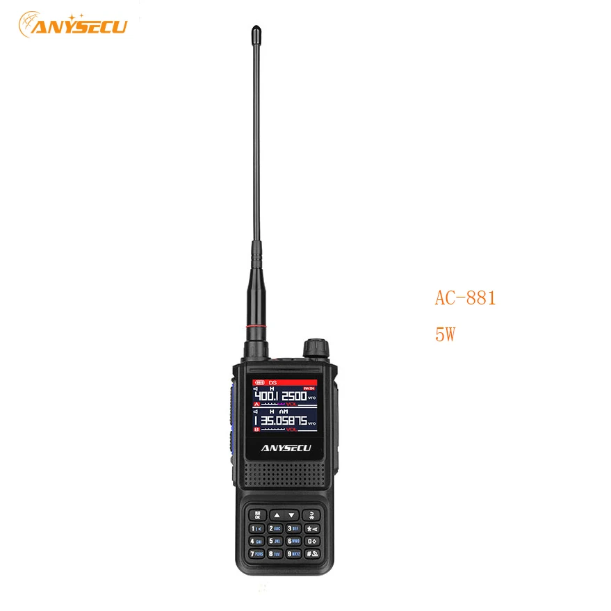 anysecu-radio-fm-sintonizado-digital-em-dois-sentidos-noaa-alerta-meteorologico-walkie-talkie-256-canais-uhf-vhf-5w-ac-881