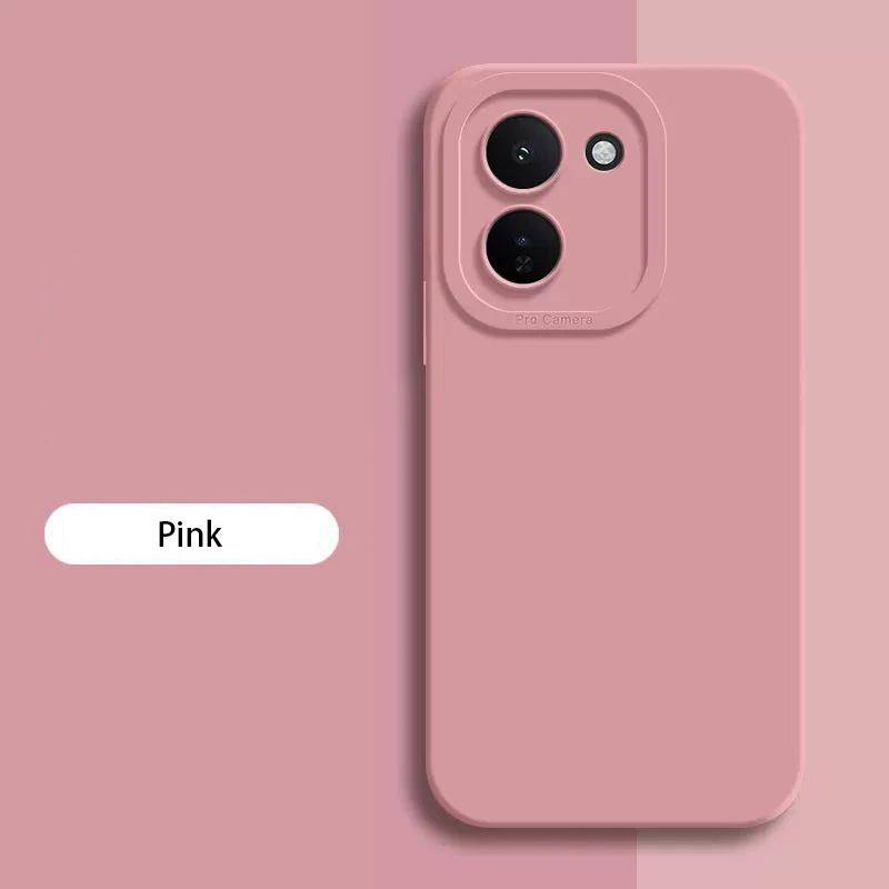 Original Square Soft Liquid Silicone Phone Case with Angel Eyes Design