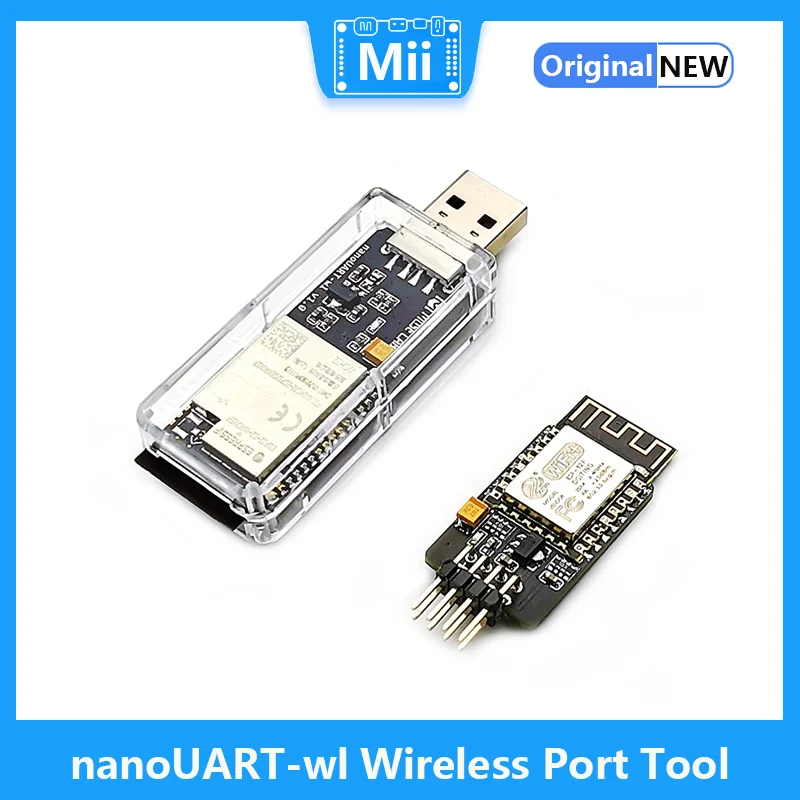 NanoUART-Wl Wireless Serial Port Tool 2.4G USB To TTL 232 UART.