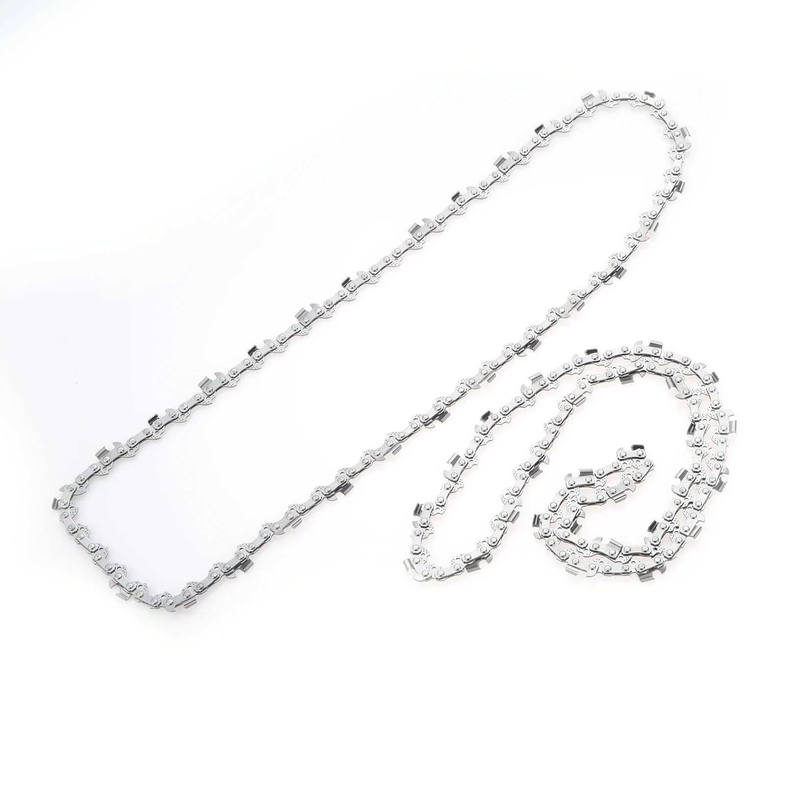 2pcs Metal Chainsaw Chains 16inch Guide Bar 57 Drive Links Chain Blade