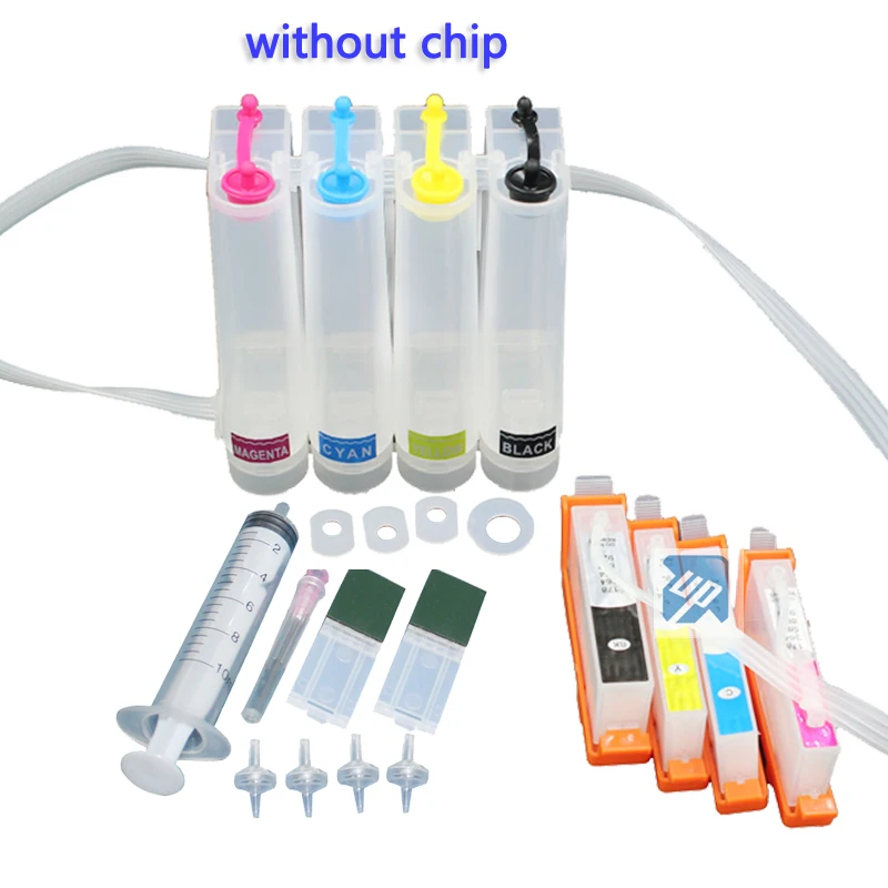 UP CISS without chip for HP920 178 564 364 670 655 685 CISS bulk ink system for hp 6000 6500 6500W 7000 3070A B209a B210A 5515