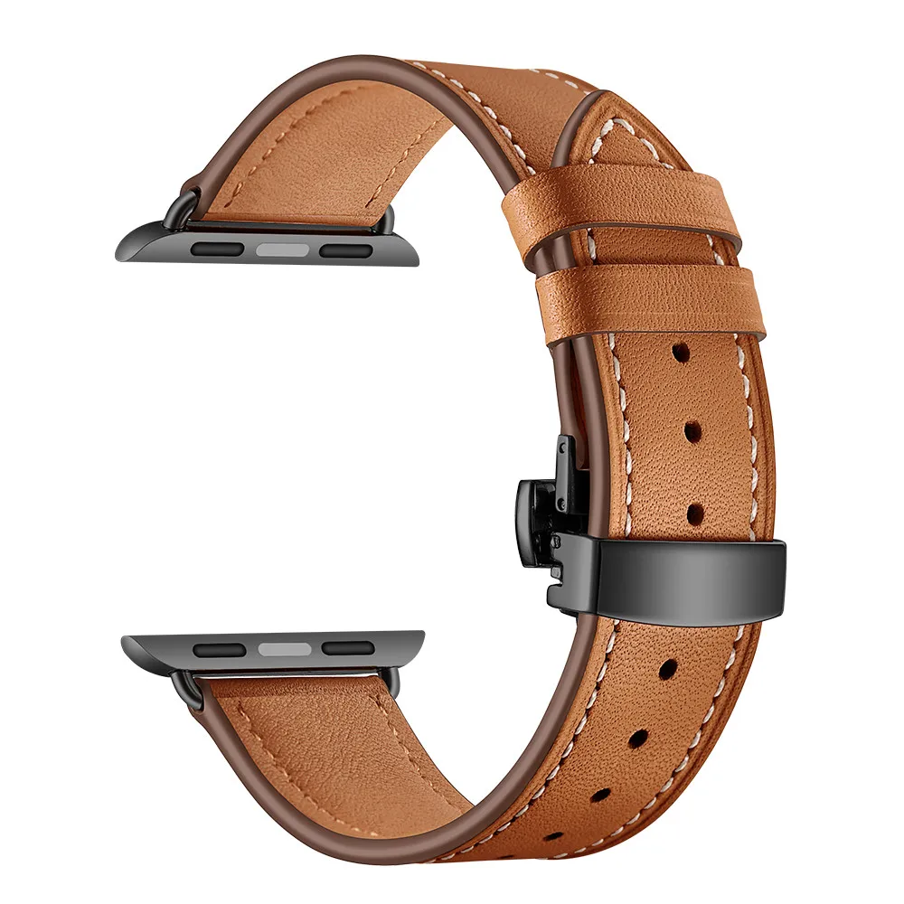 Premium Leather Watch Straps - Elegant Wristband Bracelet