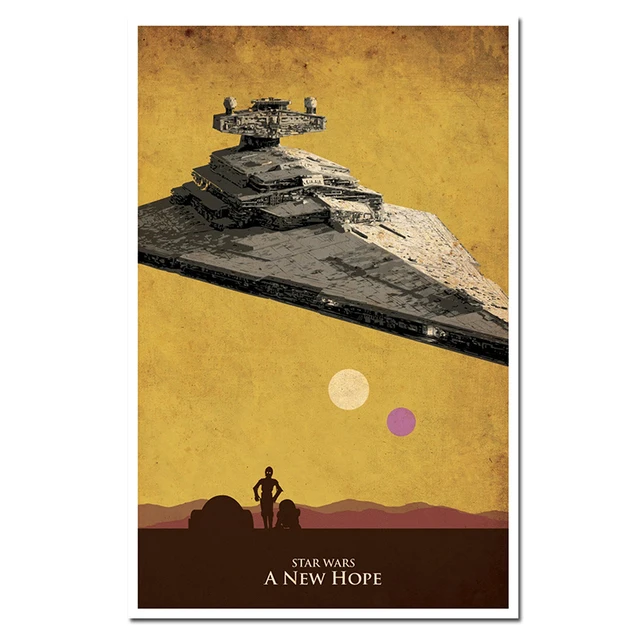 achterlijk persoon knoop kortademigheid Free Shipping Star Wars Poster | Posters Canvas Star Wars | Posters Prints  Star Wars - Painting & Calligraphy - Aliexpress