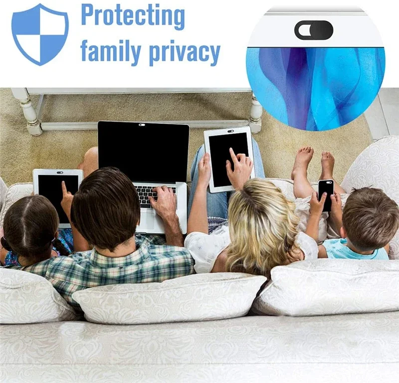 Sleek Webcam Privacy Covers (3-Pack)