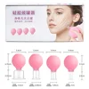 4PCS Facial Massage Cupping Set 1PCS Eye Face Massage Vacuum Anti - Silicone Cupping Massage Therapy for Beauty Body Cup