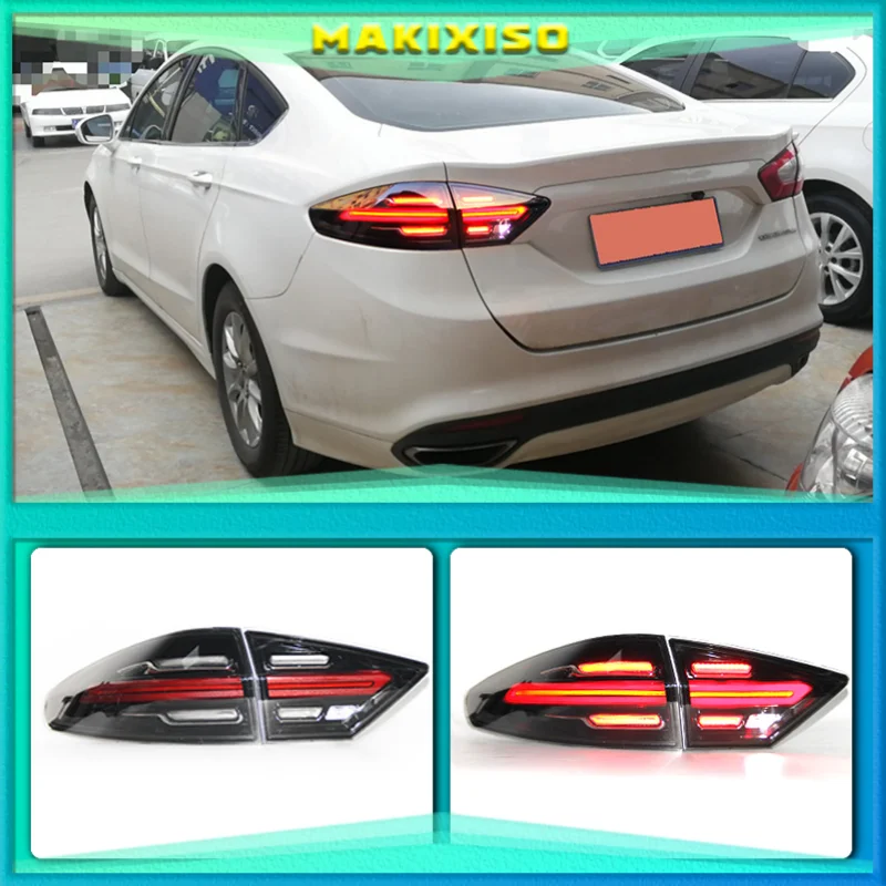 

LED Rear Running Light + Brake Lamp + Reverse + Dynamic Turn Signal Car LED Tail Light Taillight For Ford Mondeo MK5 2013 - 2016