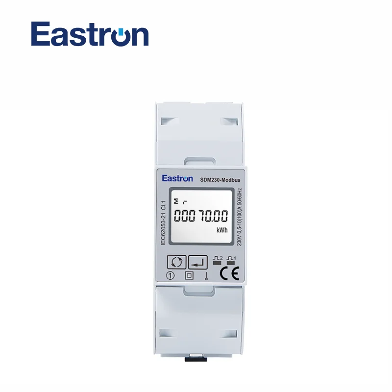 Однофазный счетчик электроэнергии SDM230 Modbus 220 В, двухсторонний, многофункциональный, с выходом RS485/Modbus