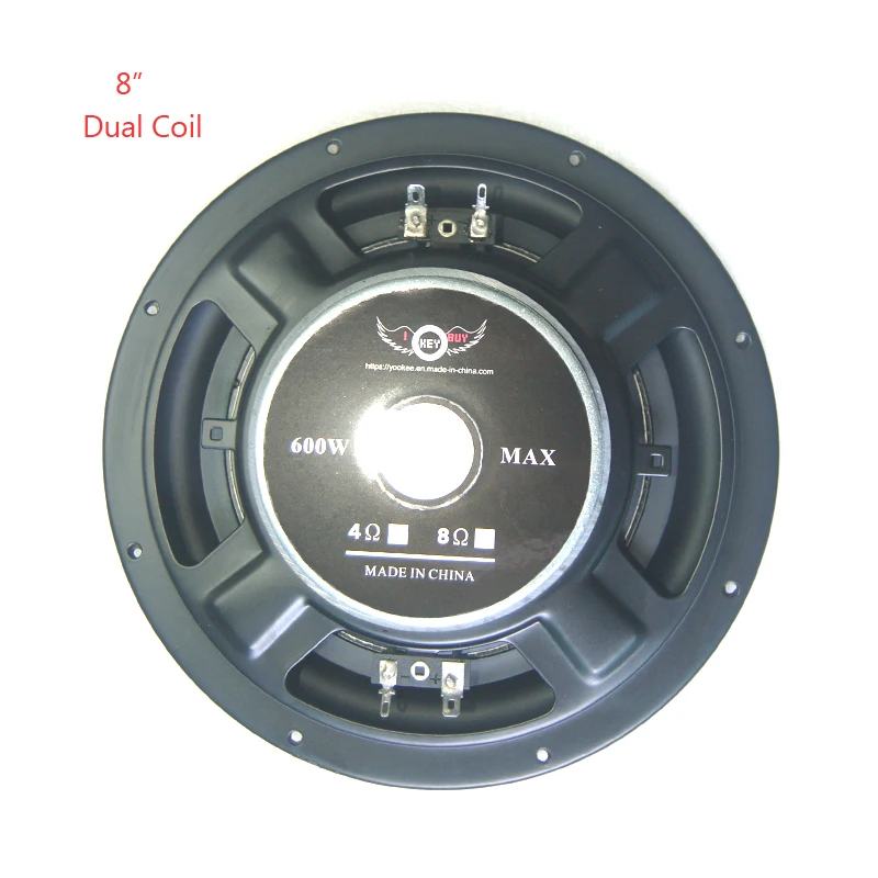 1pc HiFi 8 インチ強力なオーディオサブウーファーダブルボイス
