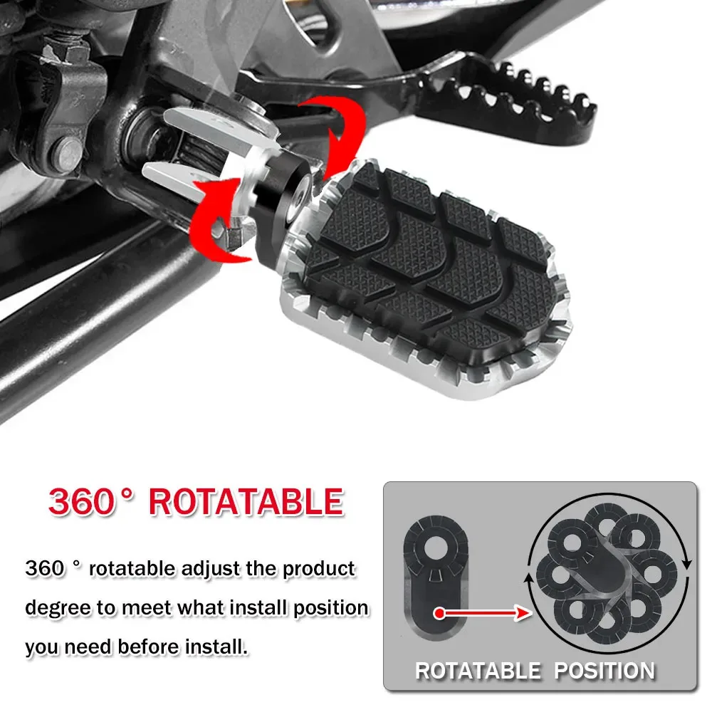 Passenger Foot Peg Mounts For Harley Sportster Iron 883 Forty Eight 2014-2022 - Black Aluminum