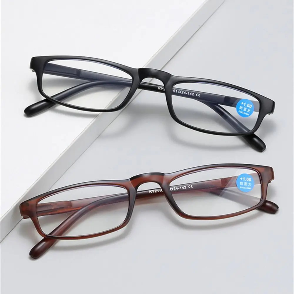 Fashion Transparent Reading Glasses Anti Blue-ray Glasses Senior Citizens Ultralight Presbyopia Eyeglasses Far Sight Eyewear 2