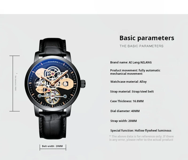 Orologio da polso di lusso AILANG, orologio da polso da uomo in acciaio inossidabile impermeabile con tourbillon, automatico, meccanico, Relojes Hombre_voghion.com