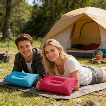 Portable Inflatable Travel Pillows Set 2