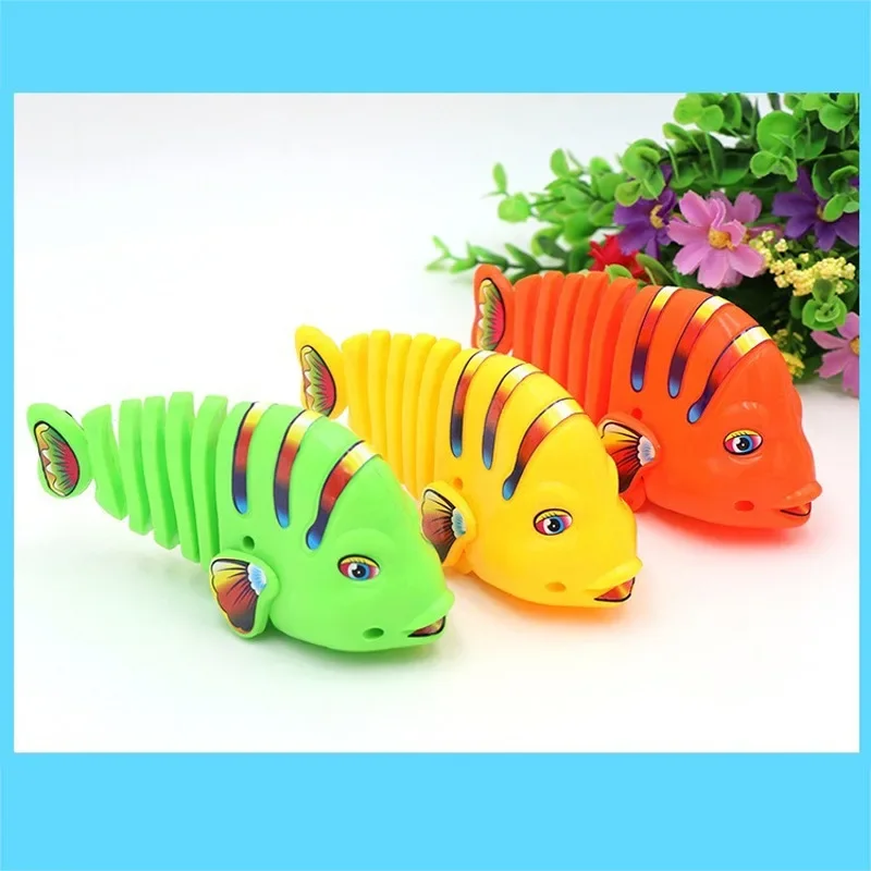 

Terrestrial Bionic Fish 2 to 8 years Old Toys Wind-up Fish Swing FishThat Wag Their Tails Fish Toys Exercise Brain Boy Baby Gift