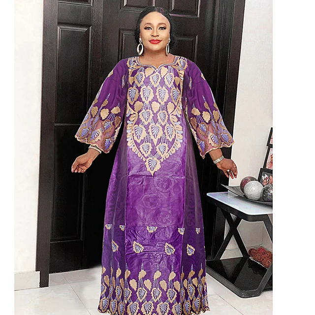 Bola Embroidery Boubou Ankara Outfit