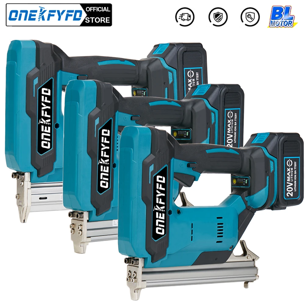 Straight U Staples Brushless Wireless Cordless Electric Nail Gun