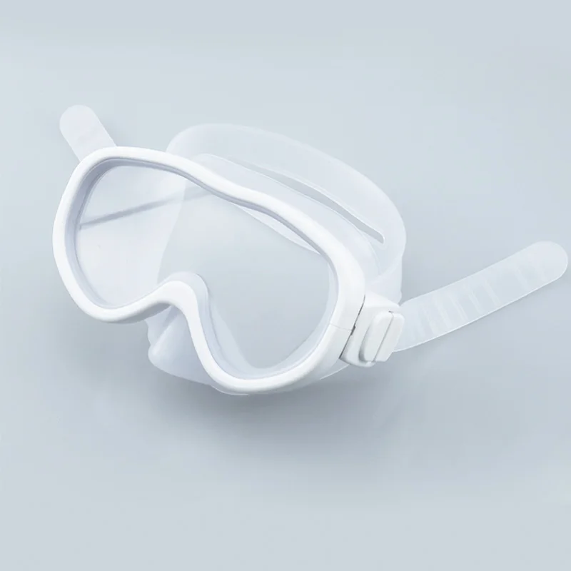 Diving Mask Swimming Goggles Scuba Snorkel PVC Skirt PC Glass Panoramic HD For Kids Youth Anti-Fog with Nose Cover 3
